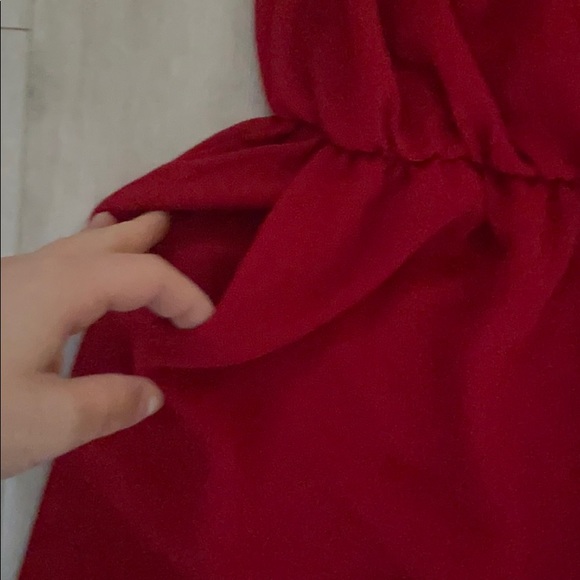 Strapless wide-leg jumpsuit - Picture 6 of 6